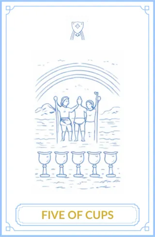 Five of Cups