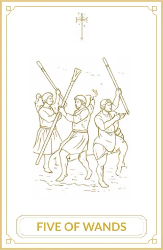 Five of Wands