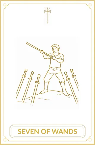 Seven of Wands